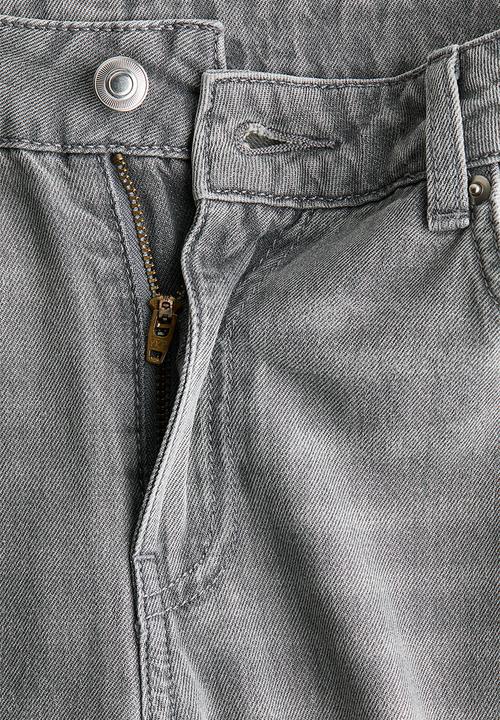 H&M - Wide regular waist jeans - grey
