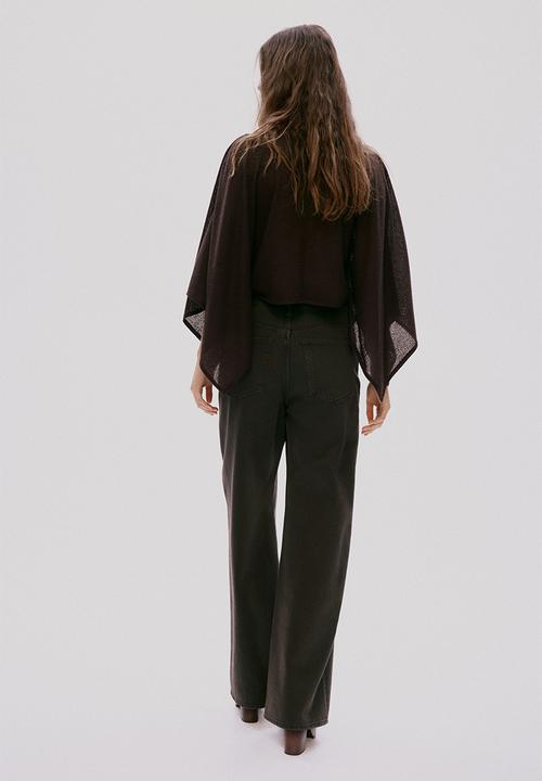 H&M - Cape top - dark brown