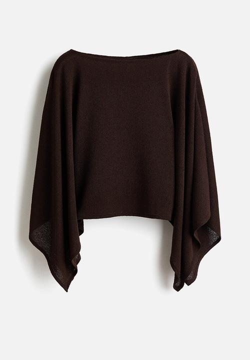H&M - Cape top - dark brown