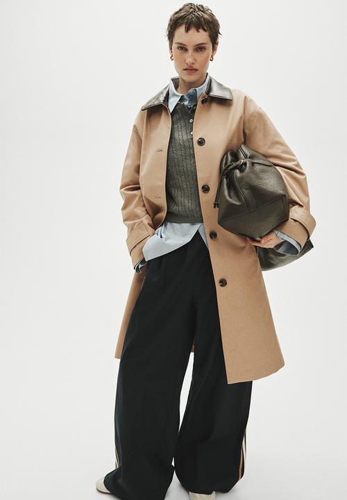 H&M - Twill car coat - beige