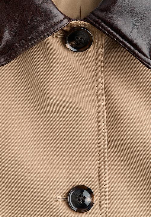 H&M - Twill car coat - beige