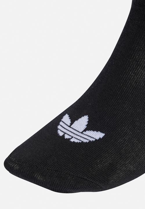 adidas Originals - Liner Socks 6 Pairs - White/medium grey heather/black
