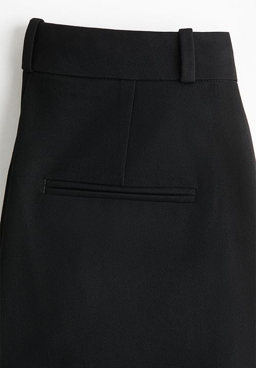 H&M - Tailored twill trousers - black
