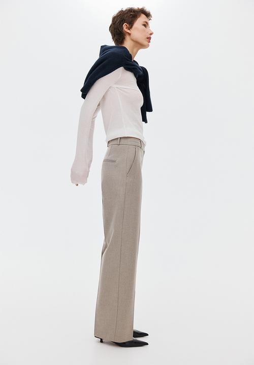 H&M - Tailored twill trousers - beige