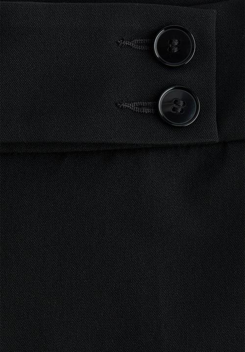 H&M - Bootcut twill trousers - black
