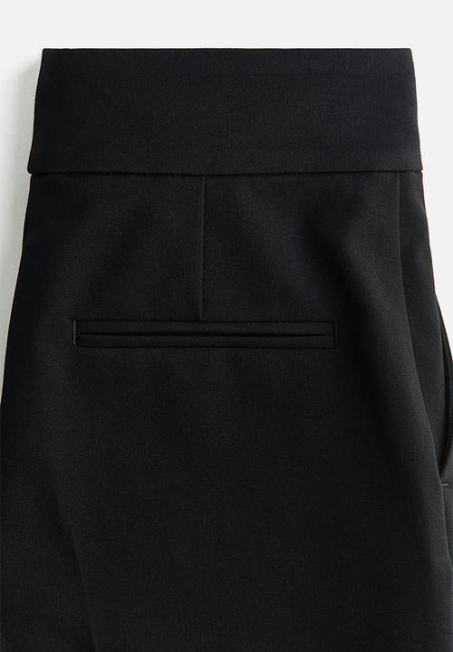 H&M - Bootcut twill trousers - black