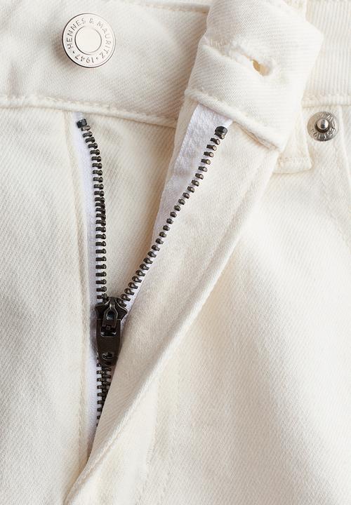 H&M - Denim shorts - white