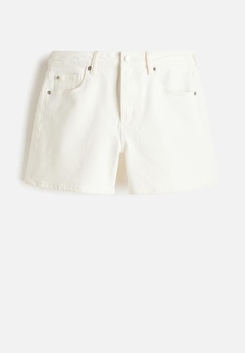 H&M - Denim shorts - white