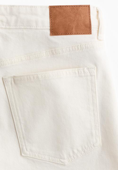 H&M - Denim shorts - white