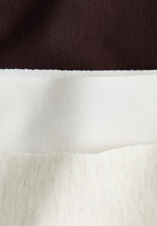 H&M - 3-Pack invisible cotton hipster briefs - dark brown/light beige marl