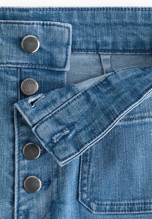 H&M - Flared leg high waist jeans - denim blue
