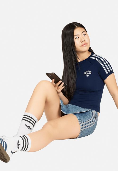 adidas Originals - Denim Skort - Worn Blue Denim