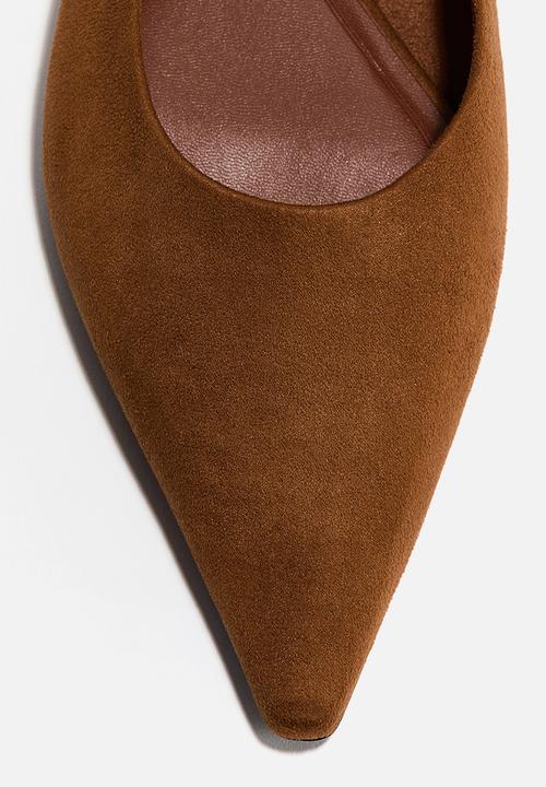 H&M - Pointed slingbacks - brown