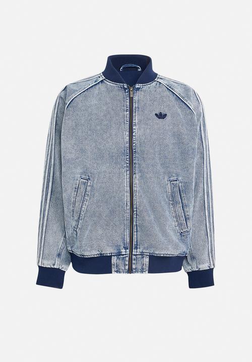 adidas Originals -  SST Gothic Denim Track Top, - Light Denim