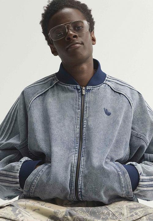 adidas Originals -  SST Gothic Denim Track Top, - Light Denim