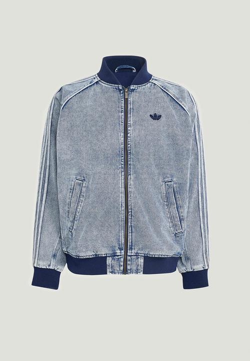 adidas Originals -  SST Gothic Denim Track Top, - Light Denim