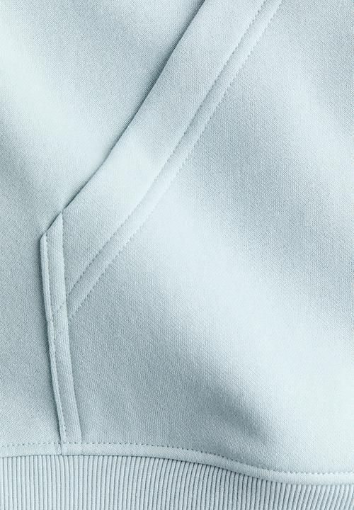 H&M - Zip-through hoodie - light blue