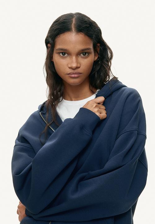 H&M - Zip-through hoodie - navy blue