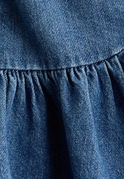 H&M - Flared denim skirt - denim blue