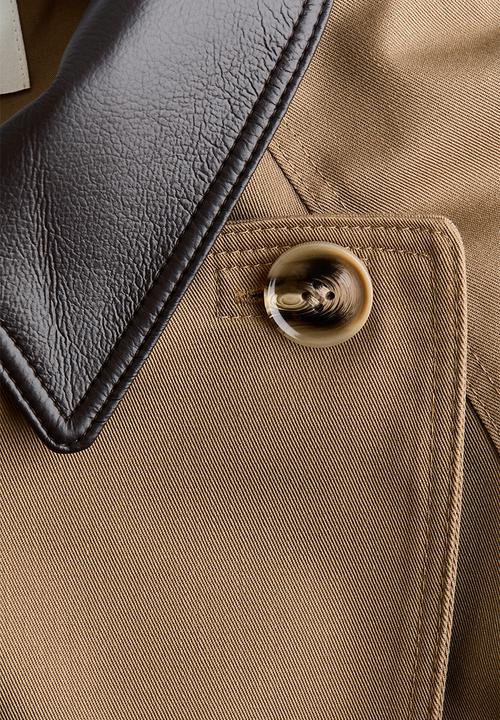 H&M - Trench coat - dark beige