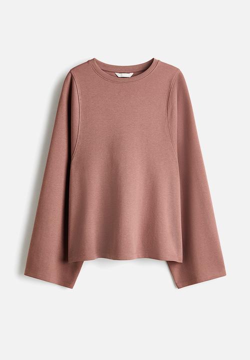 H&M - Oversized interlock top - dusty pink