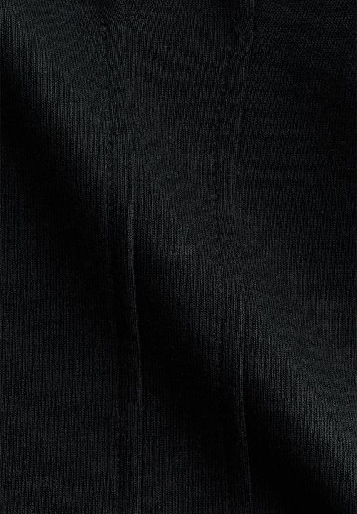 H&M - Waisted interlock t-shirt - black