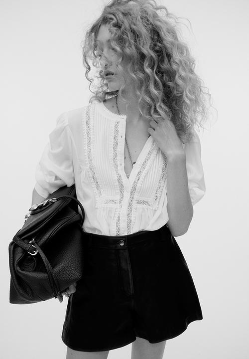H&M - Pintucked blouse - white