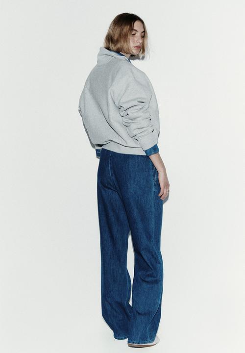 H&M - Denim drawstring trousers - denim blue
