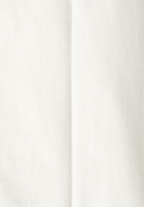 H&M - Wide high waist ankle jeans - white