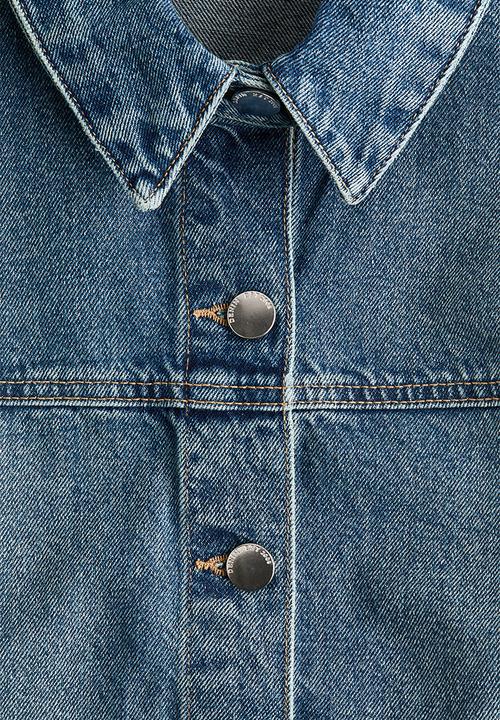 H&M - Twill shacket - denim blue
