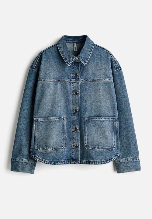 H&M - Twill shacket - denim blue