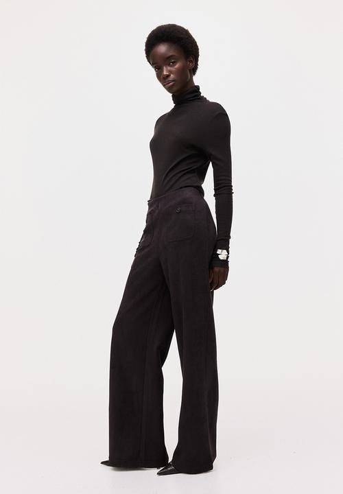 H&M - Jersey trousers - dark brown