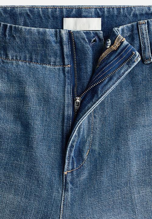 H&M - Straight high jeans - denim blue