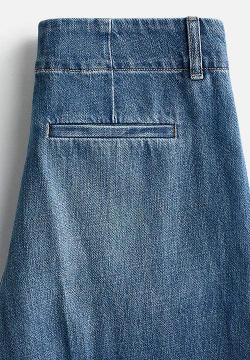 H&M - Straight high jeans - denim blue