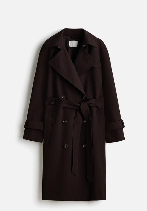 H&M - Trench coat - dark brown
