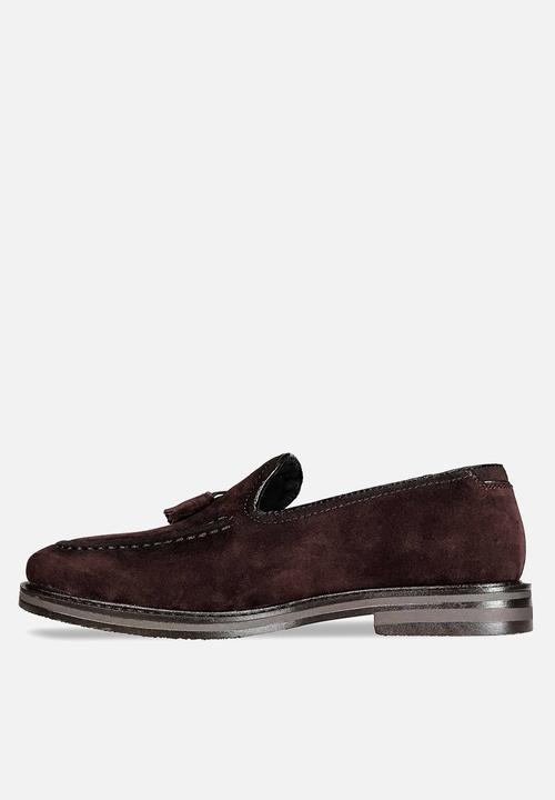 PC - Suede Tassel Slip on - Brown