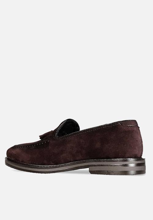 PC - Suede Tassel Slip on - Brown