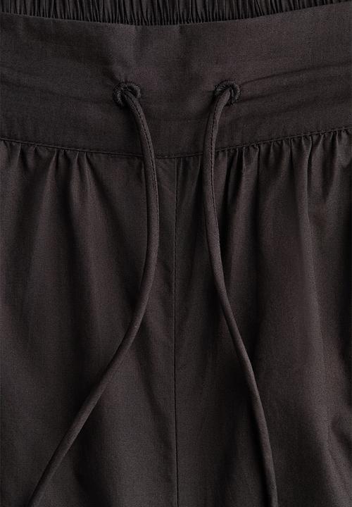 H&M - Balloon-leg poplin trousers - dark grey