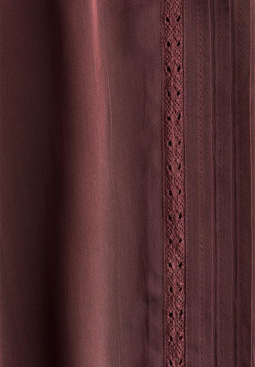 H&M - Viscose satin trousers - brown