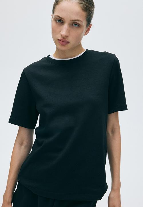H&M - Interlock t-shirt - black