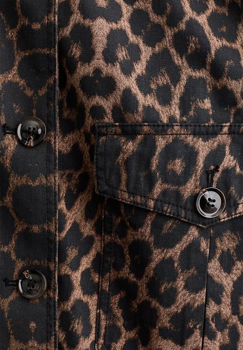 H&M - Twill jacket - brown/leopard print