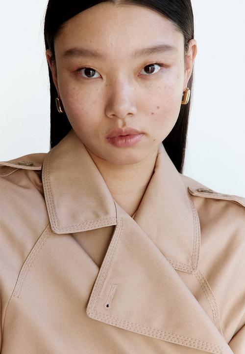 H&M - Short trench coat - beige