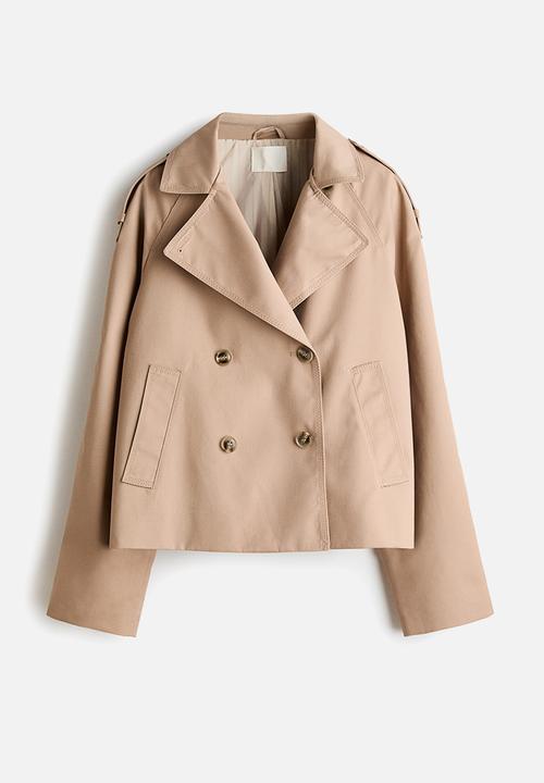 H&M - Short trench coat - beige