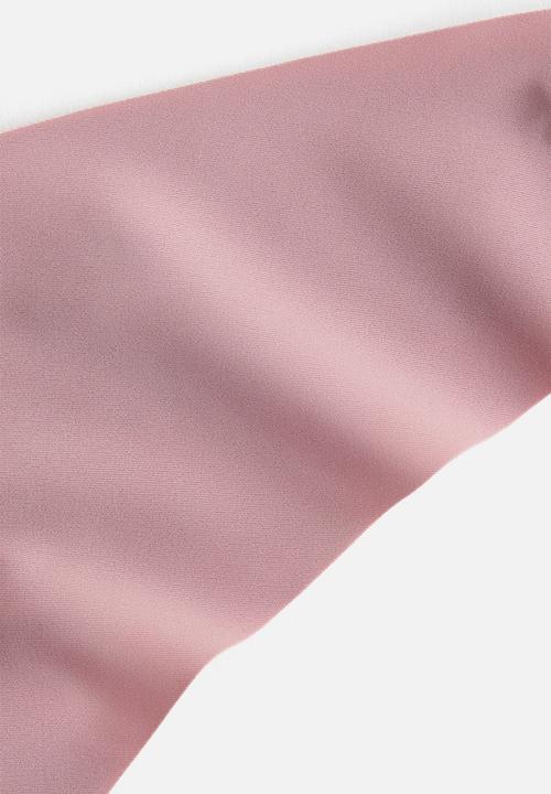 H&M - 3-pack invisible thong briefs with lycra® - dusty pink/cream/light beige