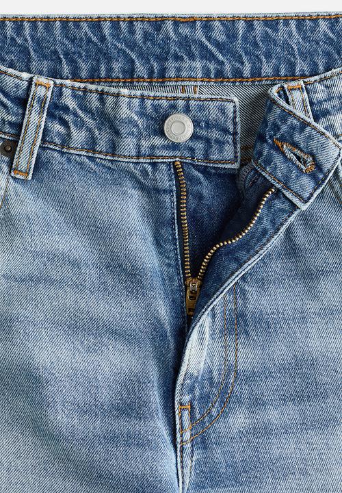 H&M - Baggy regular waist jeans - denim blue