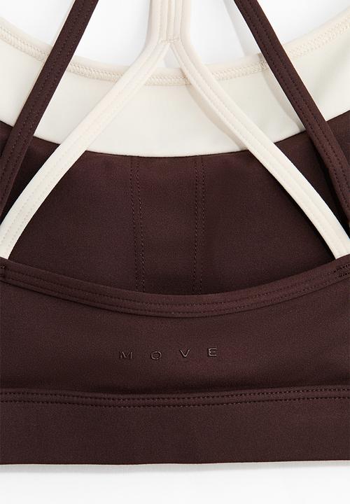 H&M - Sports bra with softmove? - warm brown