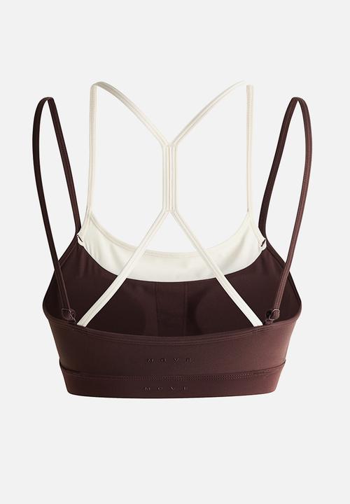H&M - Sports bra with softmove? - warm brown
