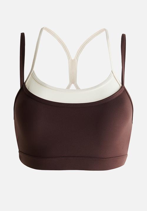 H&M - Sports bra with softmove? - warm brown