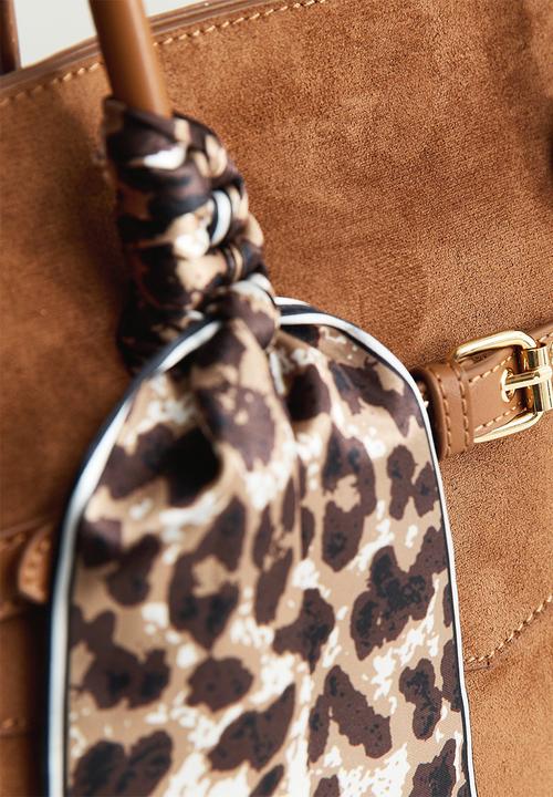 New Look - Bridget Sdt Belted Tote - Brown