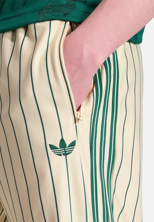 adidas Originals - Firebird Pinstripes  Track Pants - Warm vanilla white/green